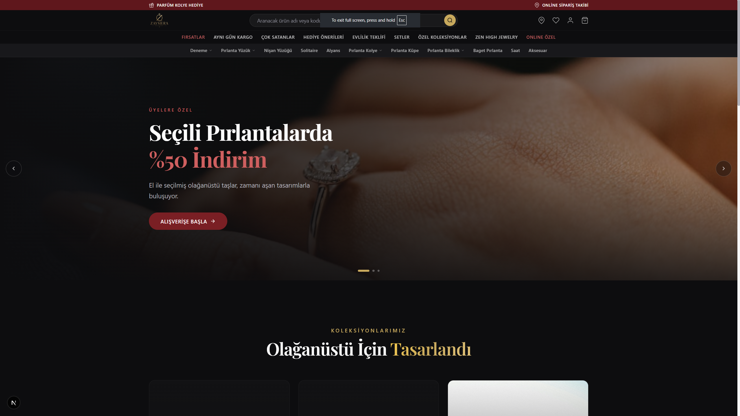 Zaymera Jewelry — Storefront